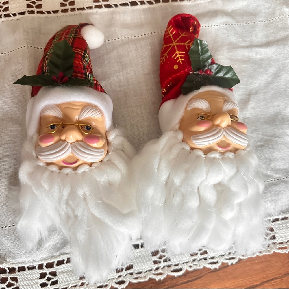 Vintage Santa Claus Decor Set -
